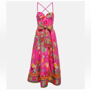 Farm Rio Delicate Fruit Garden Organic Cotton Dress Size Medium